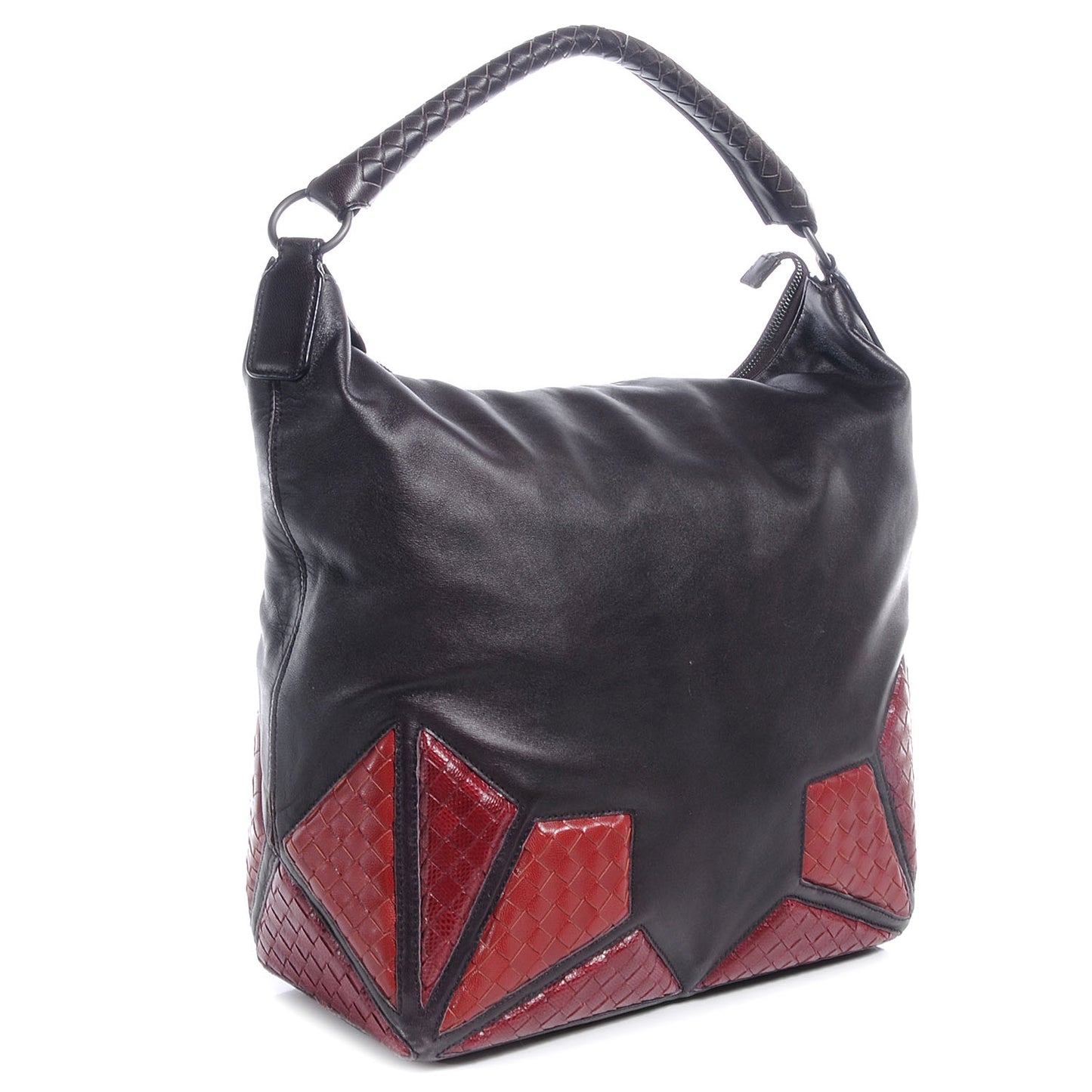 Intrecciato Karung Gladiola Umbria Tote Pourpre Fever