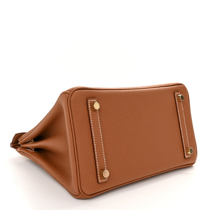 Hermes Togo Birkin 25 Gold 4 of 13