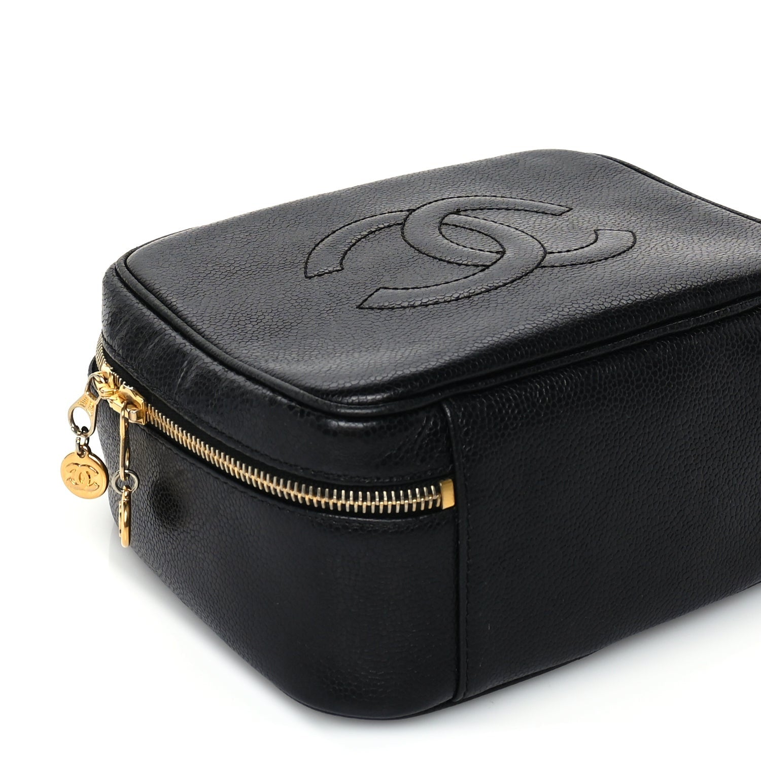 Chanel Caviar Timeless CC Vanity Case  Black 8 of 9