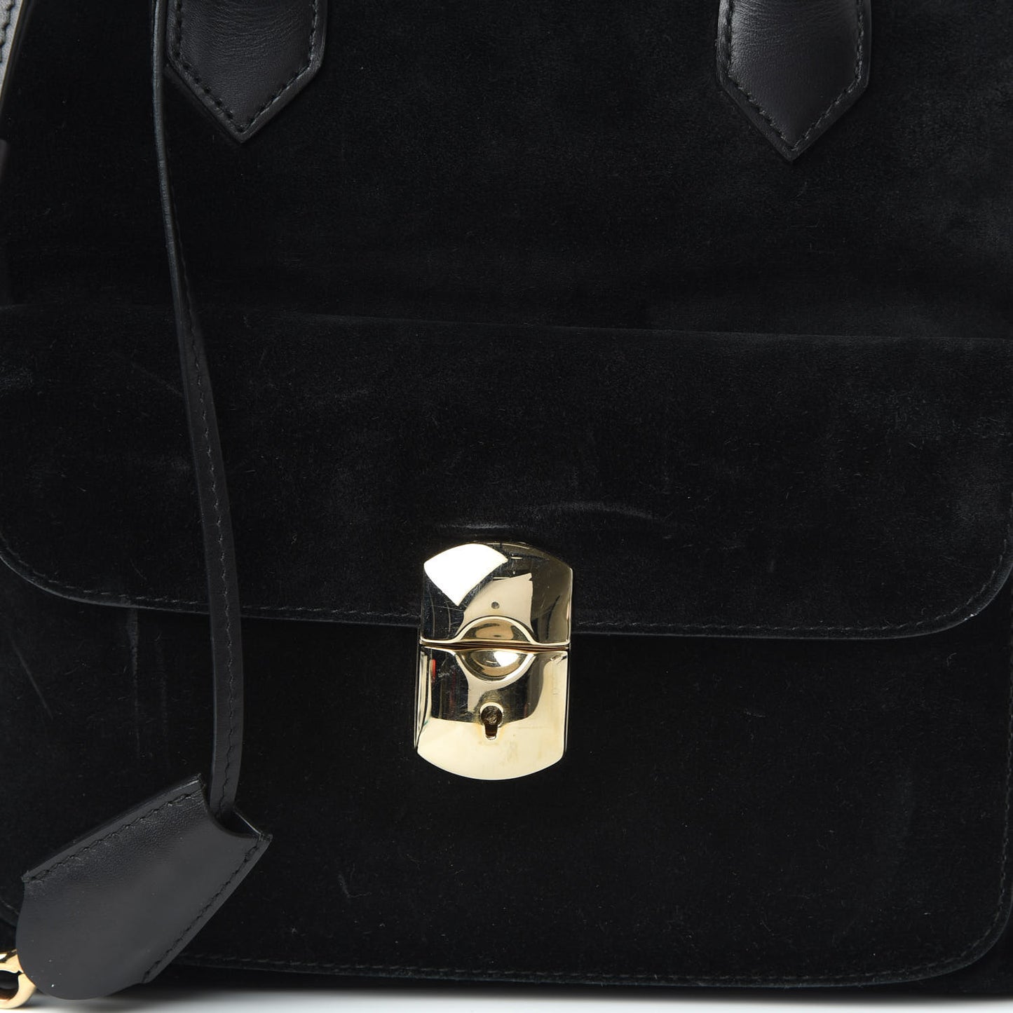 Suede Padlock All Afternoon Black