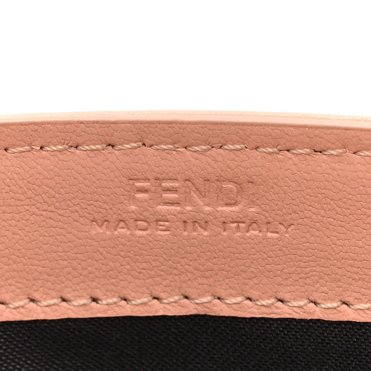Nappa Matisse FF Embossed Continental Wallet On Chain Baby Pink