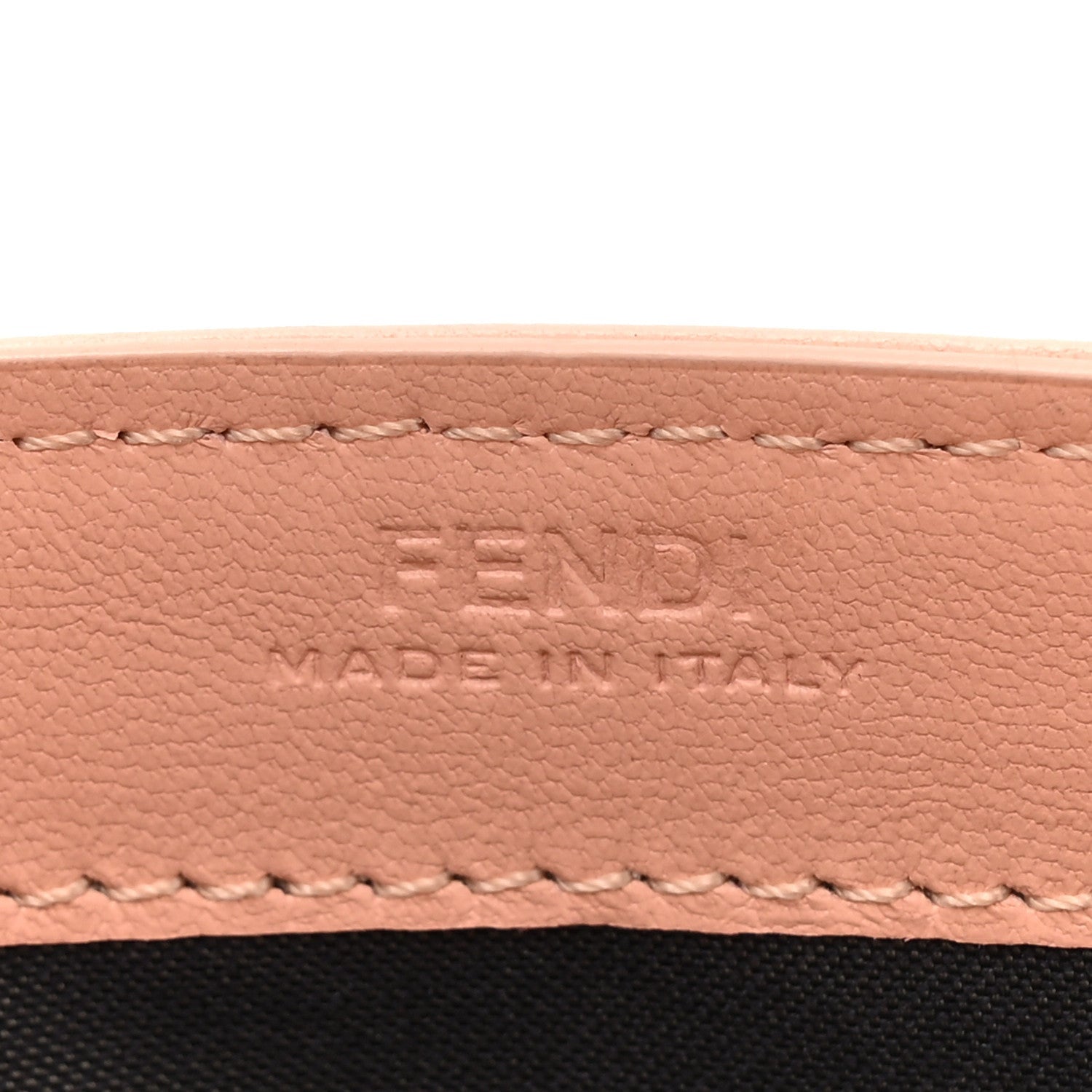 Fendi Nappa Matisse FF Embossed Continental Wallet On Chain Baby Pink 6 of 7