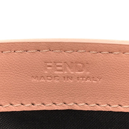 Fendi Nappa Matisse FF Embossed Continental Wallet On Chain Baby Pink 6 of 7