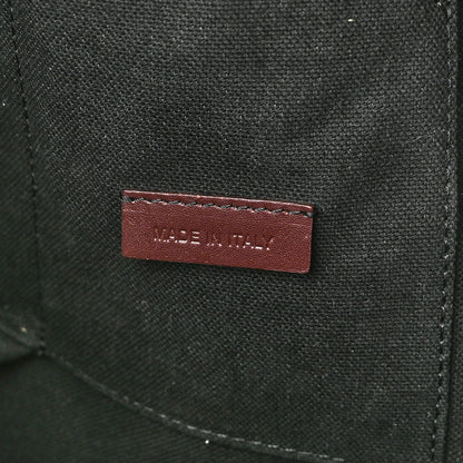 Burberry Haymarket Check Studded Tote Chocolate 7 of 12