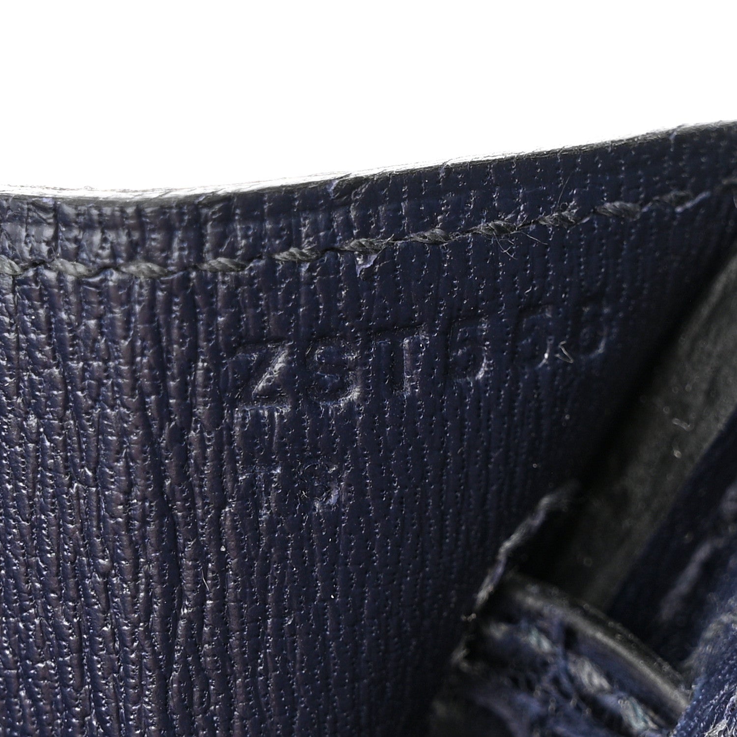 Hermes Matte Alligator Birkin 25 Bleu Indigo 7 of 11