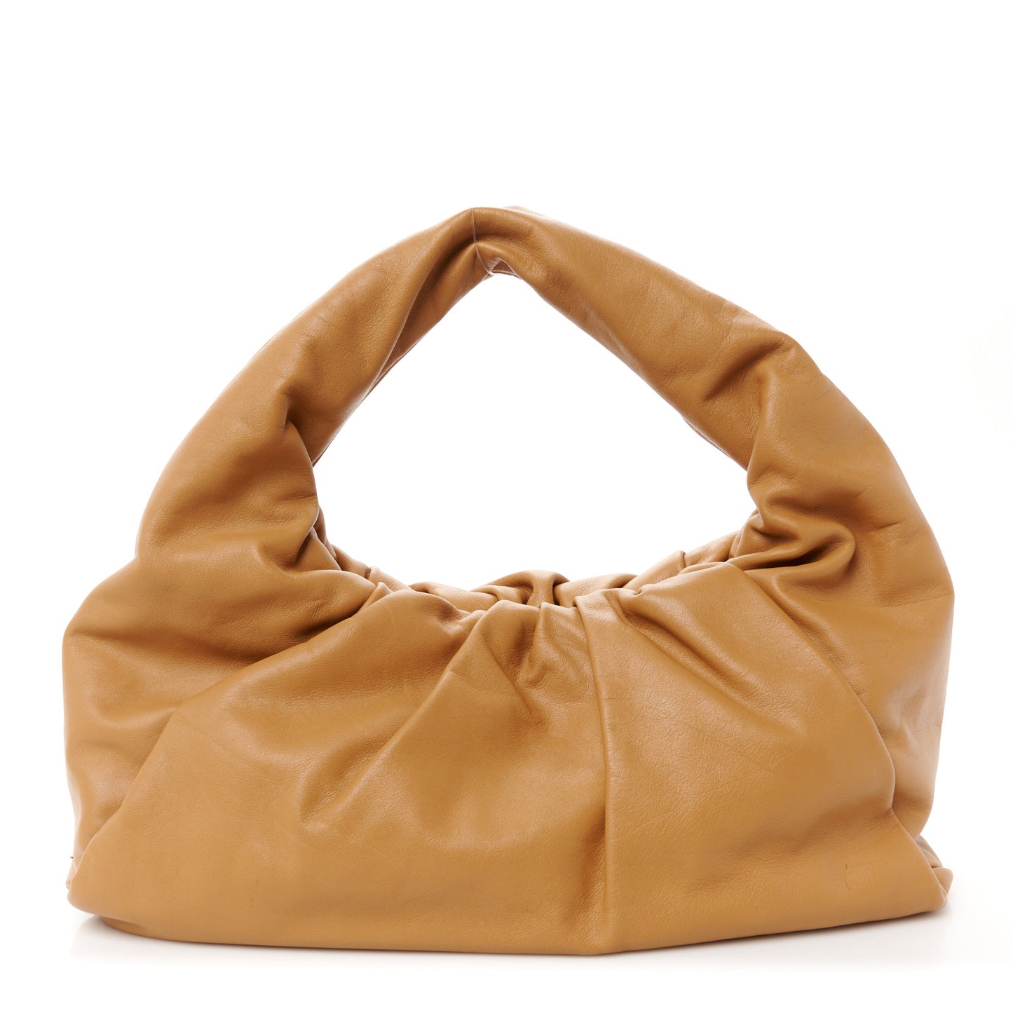 Smooth Butter Calfskin Small The Shoulder Pouch Caramel