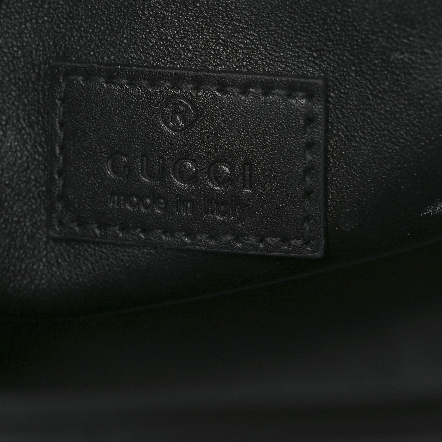Gucci Calfskin Quilted Small Deco Shoulder Bag Black 6 of 7