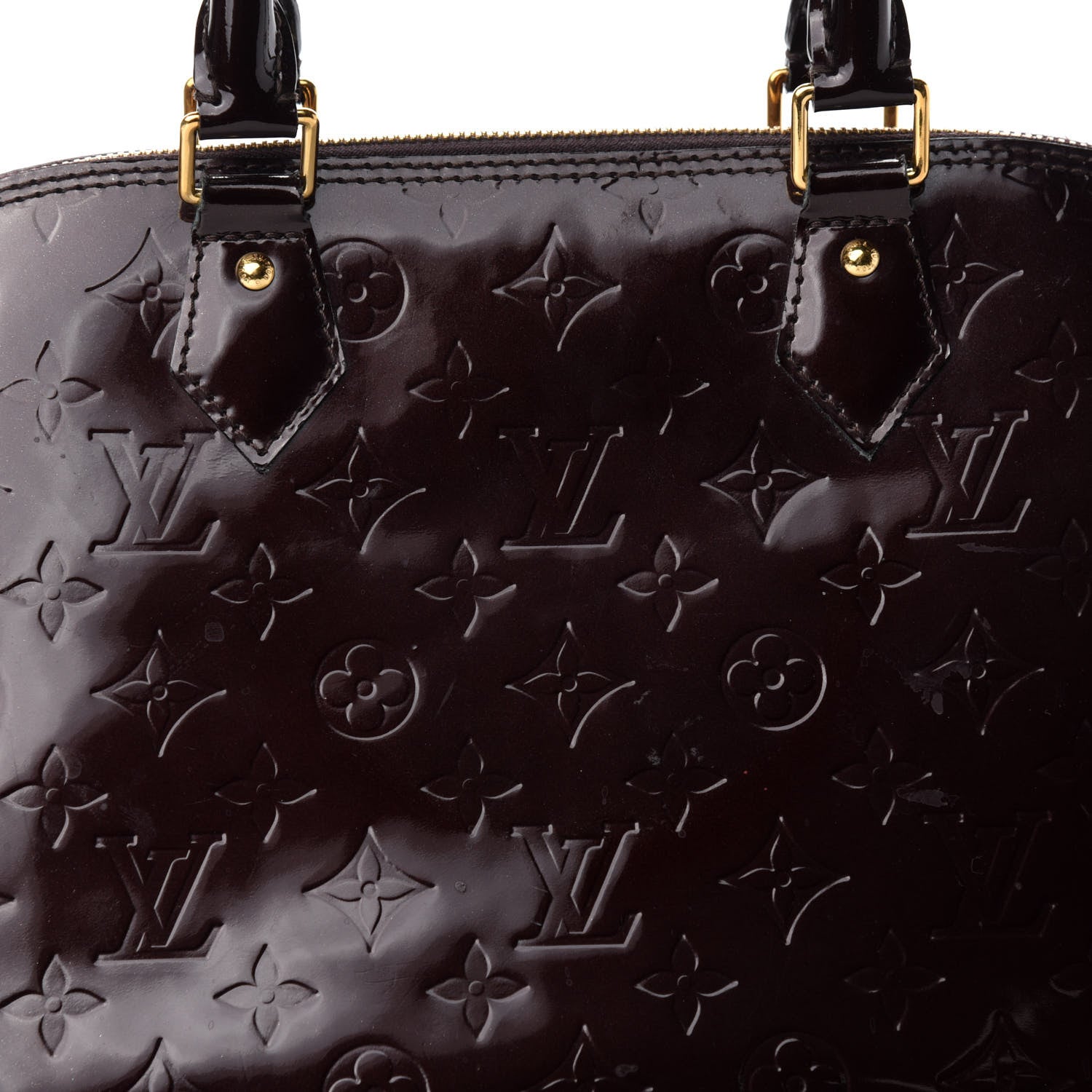 Louis Vuitton Vernis Alma GM Amarante 12 of 12