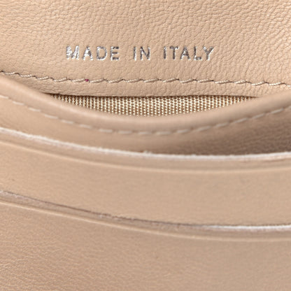 Chanel Lambskin CC Card Holder Wallet Black Gold 7 of 8