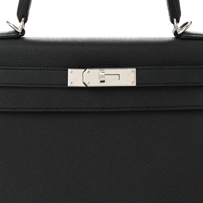 Hermes Epsom Kelly Sellier 28 Black 8 of 10