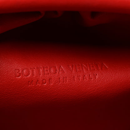Bottega Veneta Smooth Butter Calf The Pouch Oversized Clutch Bright Red 6 of 8