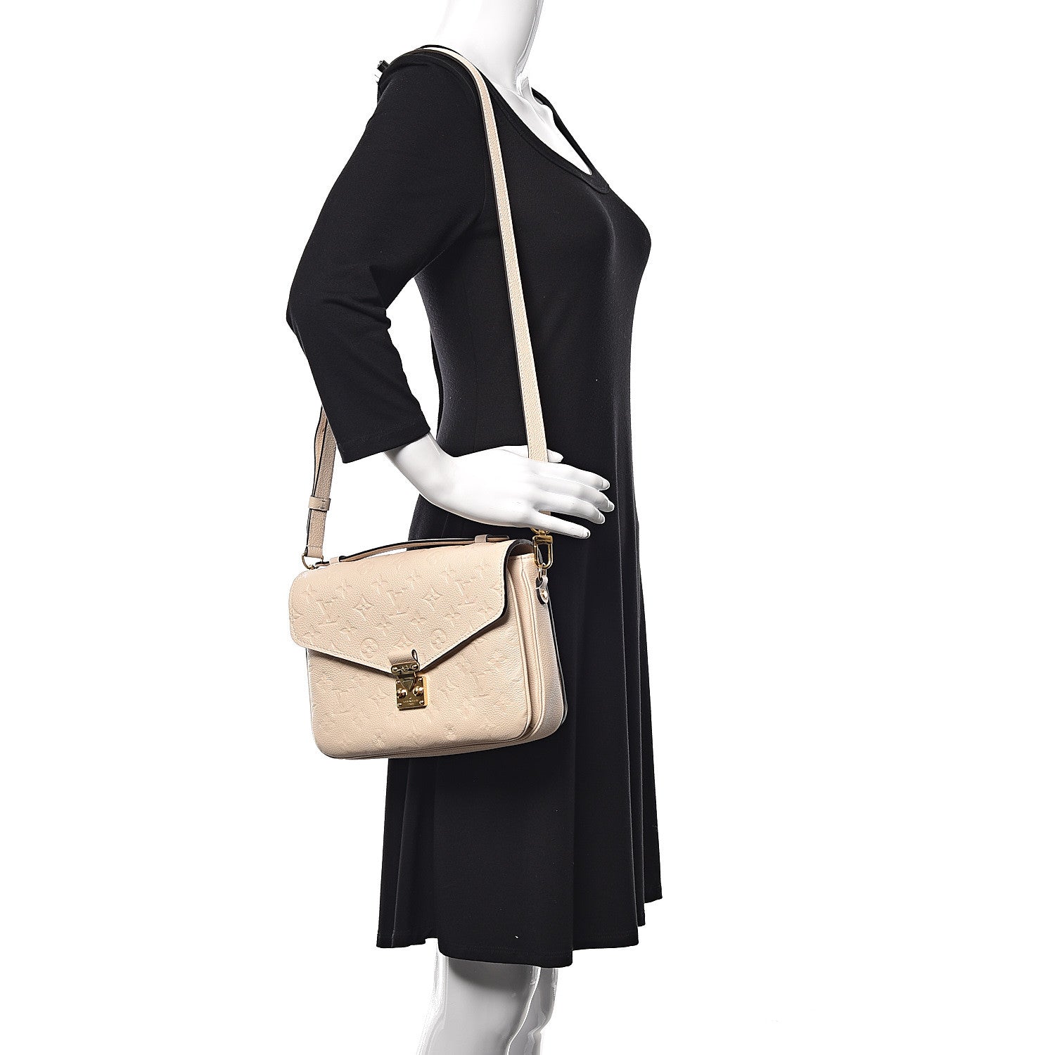 Louis Vuitton Empreinte Pochette Metis Creme 2 of 9