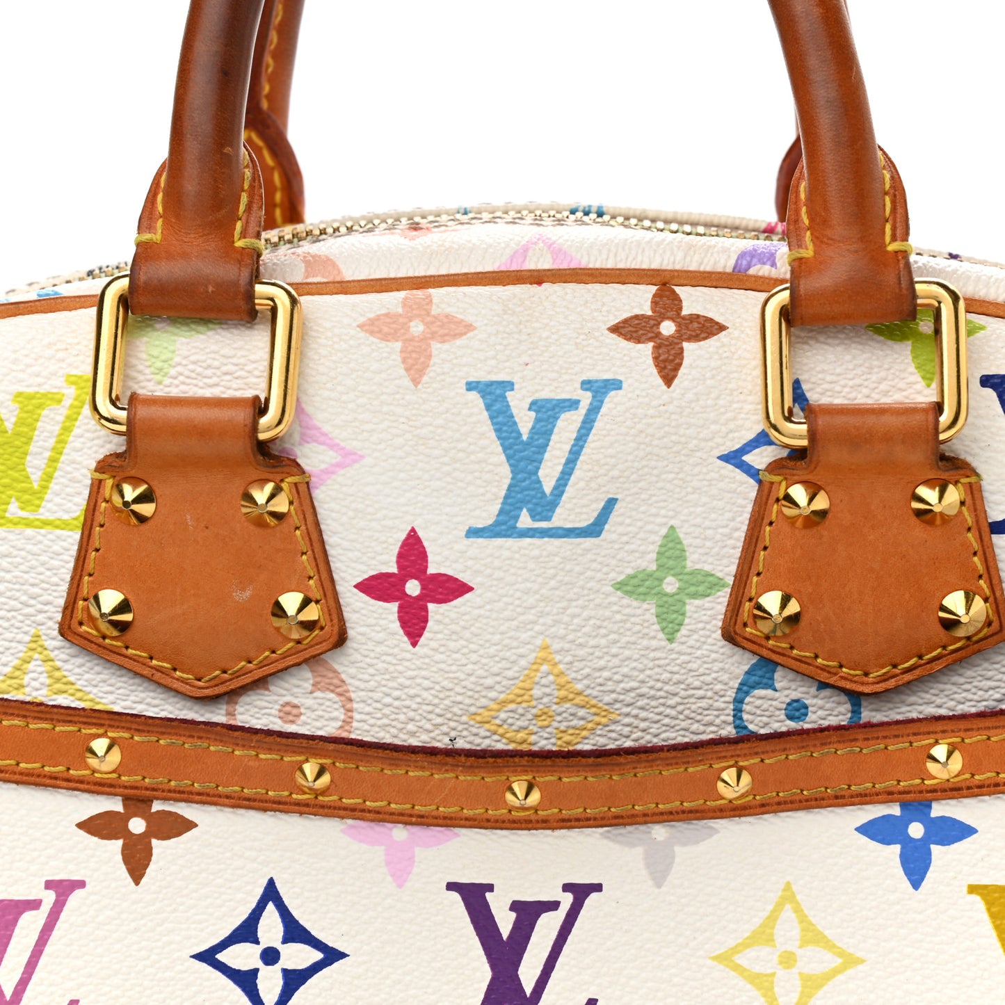Monogram Multicolor Trouville White