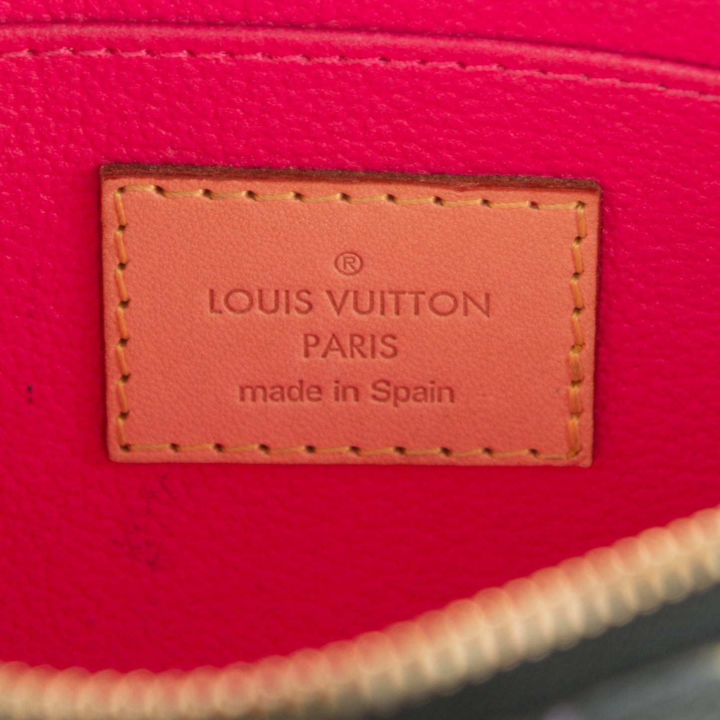 Monogram Multicolor Cosmetic Pouch Black Grenade