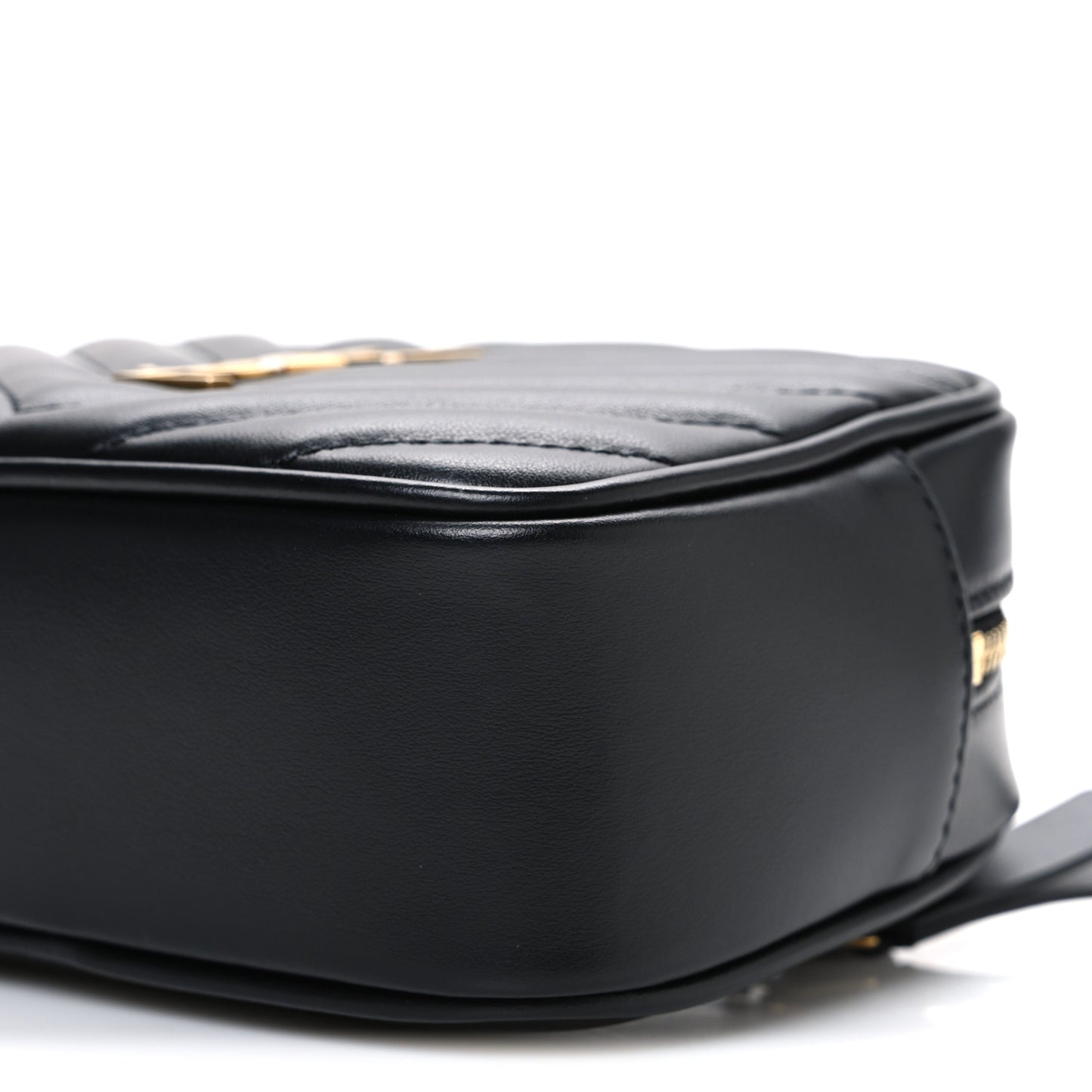 Calfskin Matelasse Monogram Lou Belt Bag Black