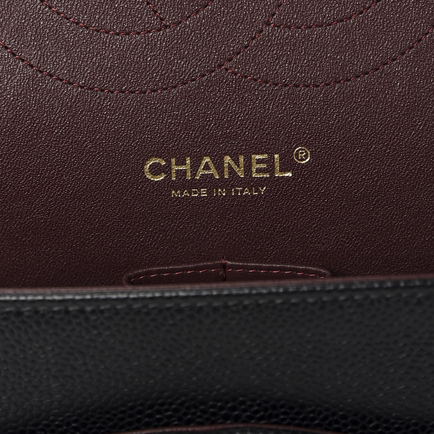 Chanel Caviar Quilted Jumbo Double Flap Black 6 of 11