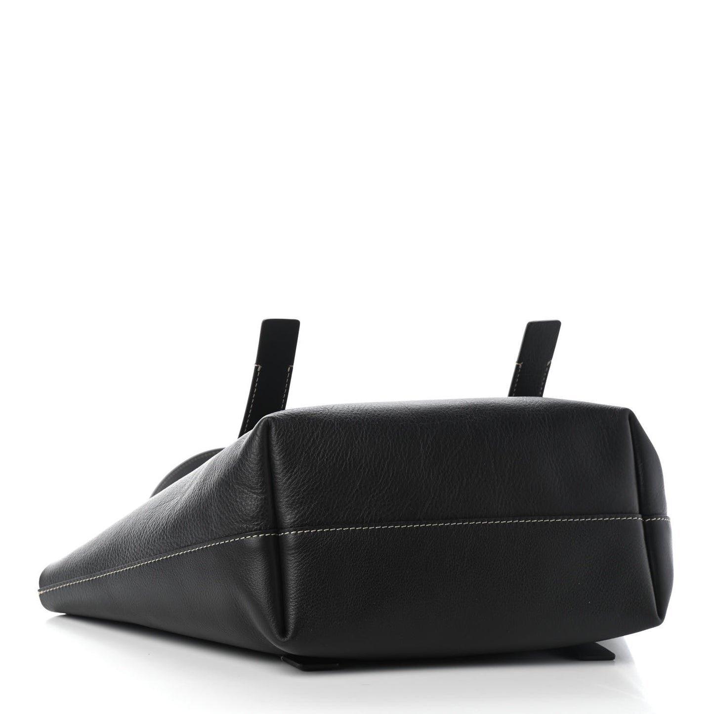 Small Grain Smooth Calfskin Medium Darryl Tote Black