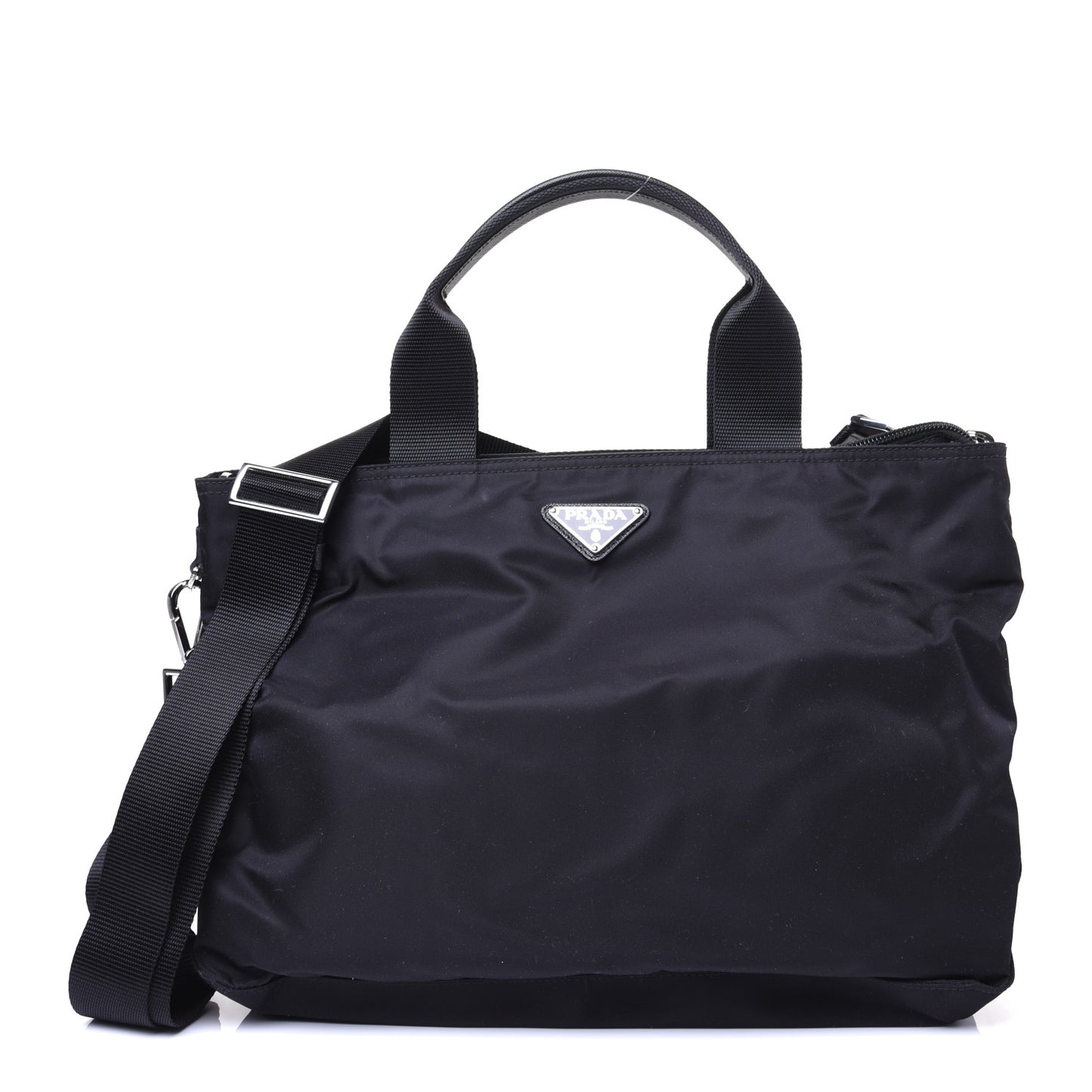 Nylon Tessuto Vela Tote Black