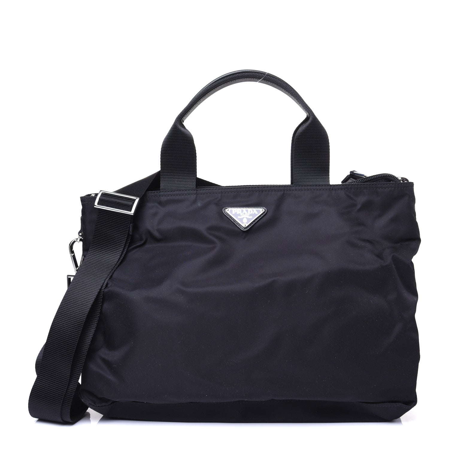 Prada Nylon Tessuto Vela Tote Black 1 of 10