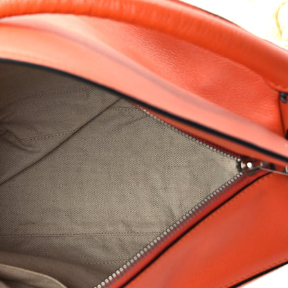 Loewe Calfskin Medium Puzzle Bag Orange 4 of 8