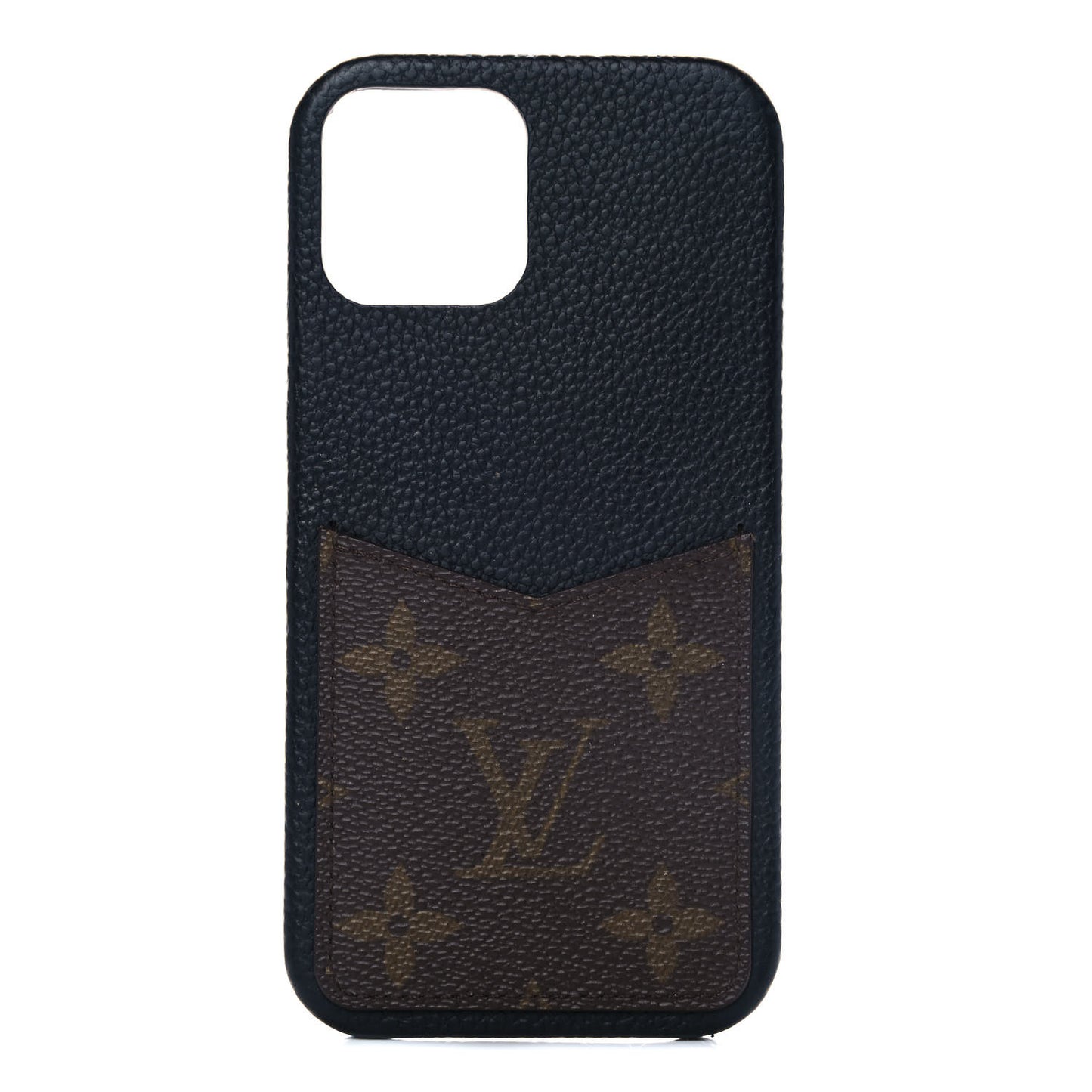 Monogram iPhone 12/12 Pro Bumper Black