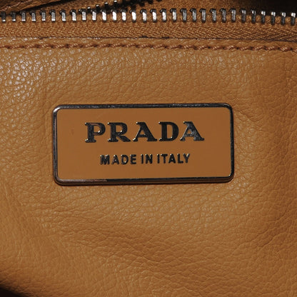 Prada Vitello England Bowling Bag Naturale 8 of 9