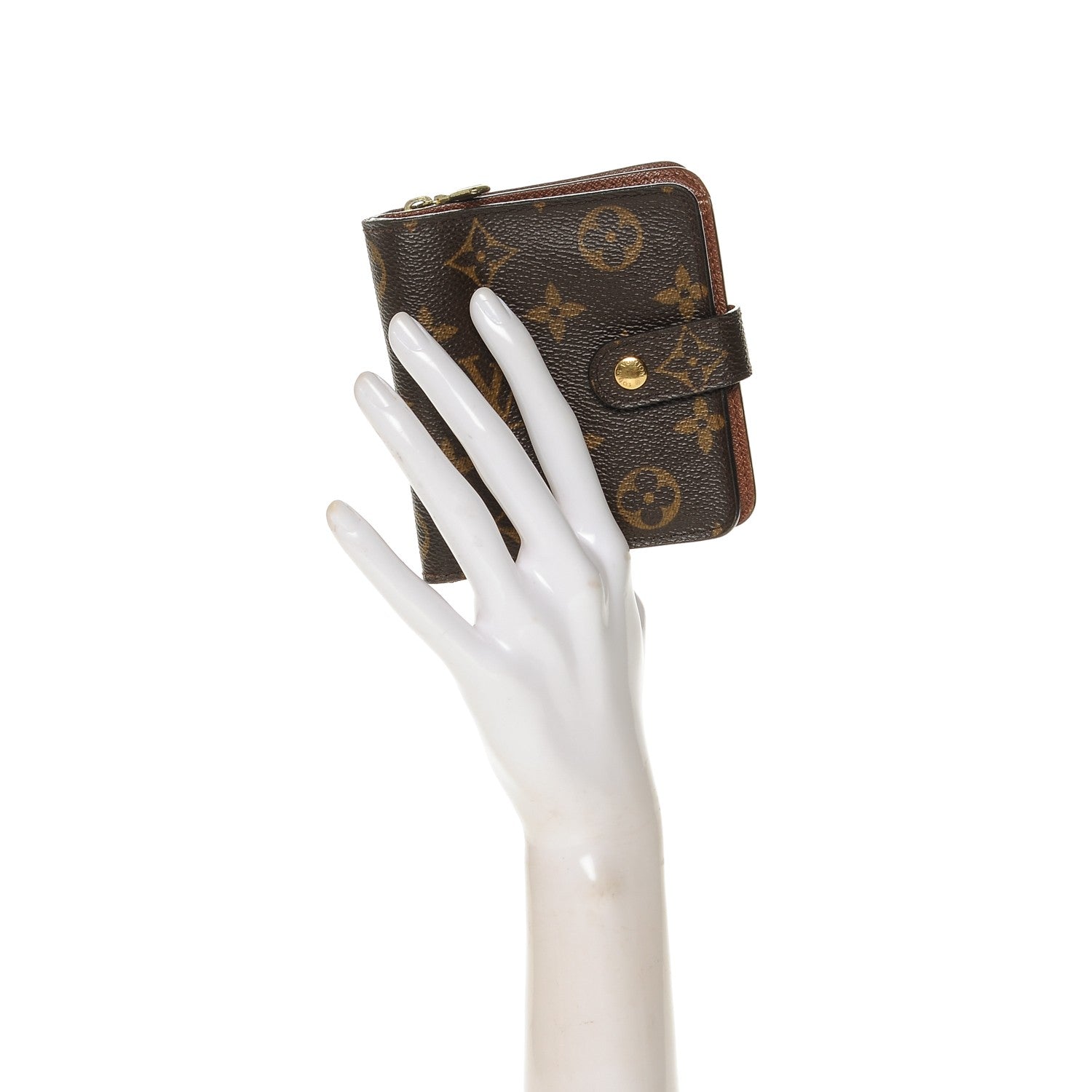 Louis Vuitton Monogram Compact Zippe Zipped Wallet 2 of 7