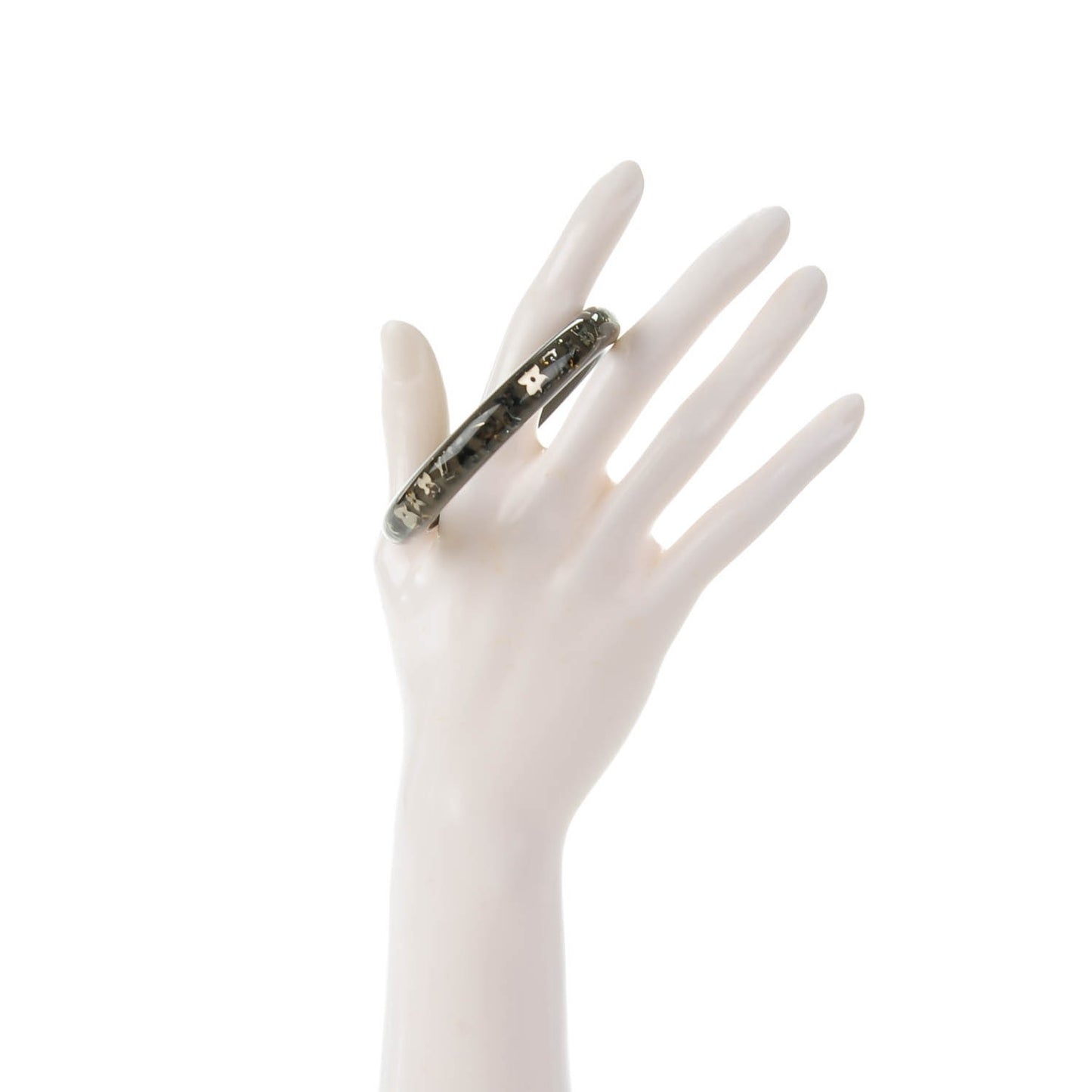 Resin Swarovski Small Inclusion Bracelet PM Grey