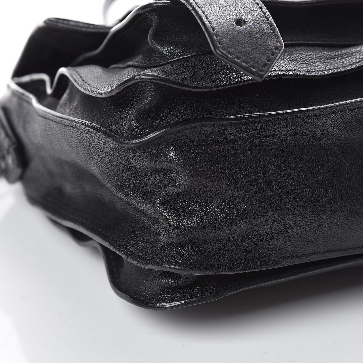 Lambskin PS1 Mini Pouch Messenger Black