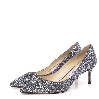 Jimmy Choo Glitter Pointy Toe Romy 60 Pumps 37.5 3 of 10