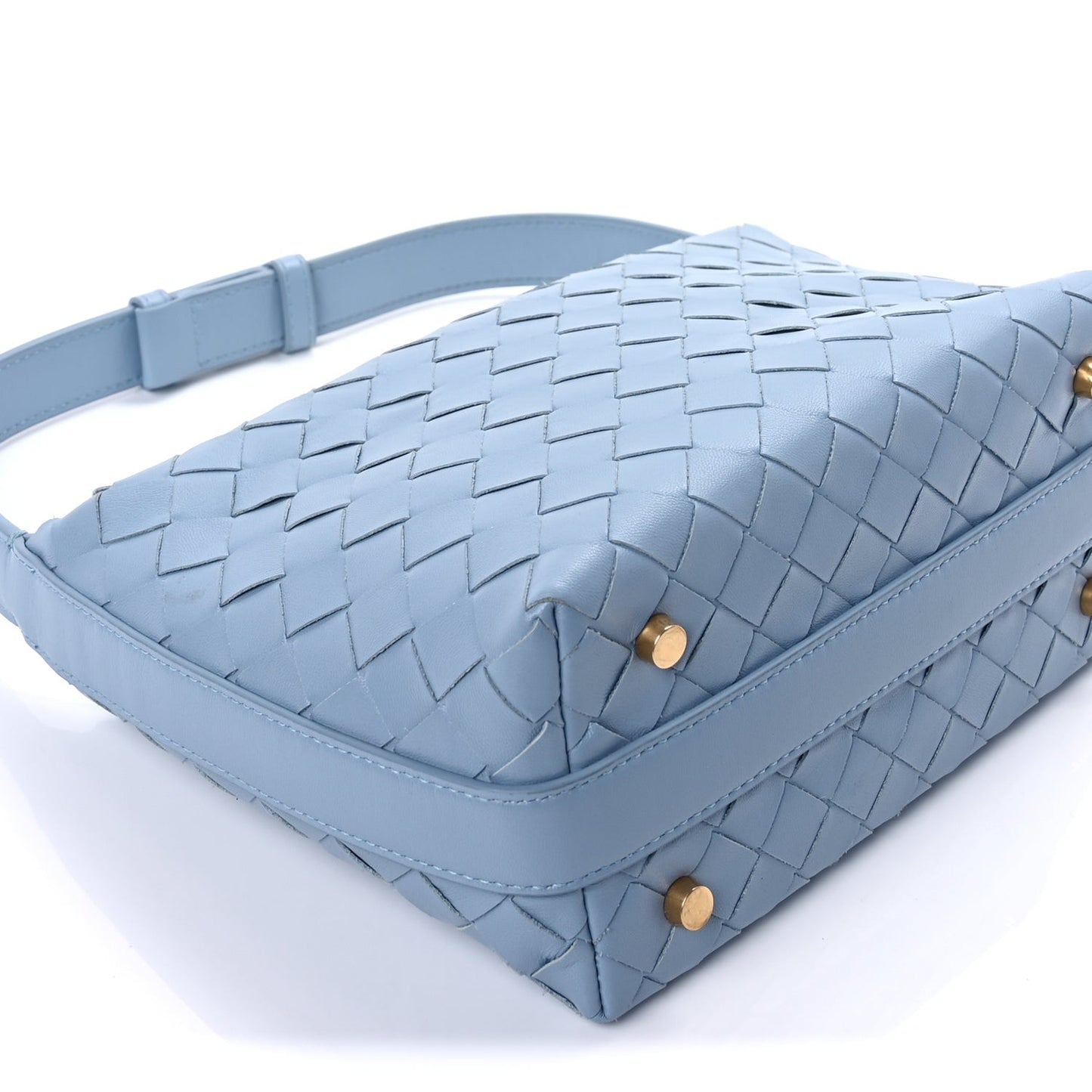 Calfskin Nappa Intrecciato Mini Wallace Ice
