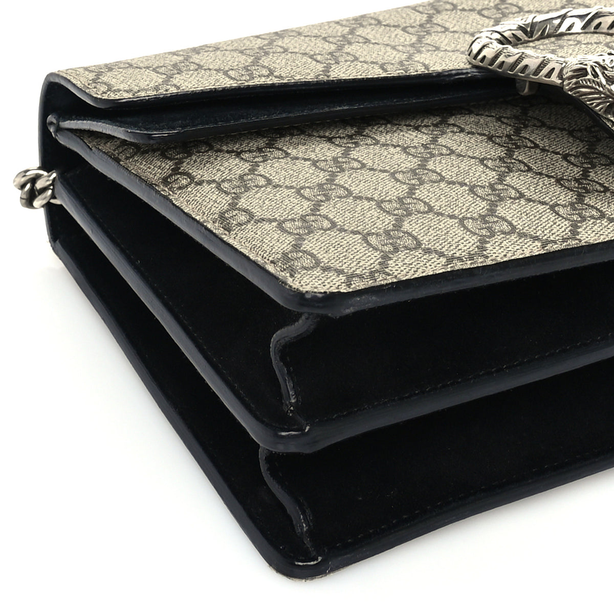 Gucci GG Supreme Monogram Small Dionysus Shoulder Bag Black 7 of 8