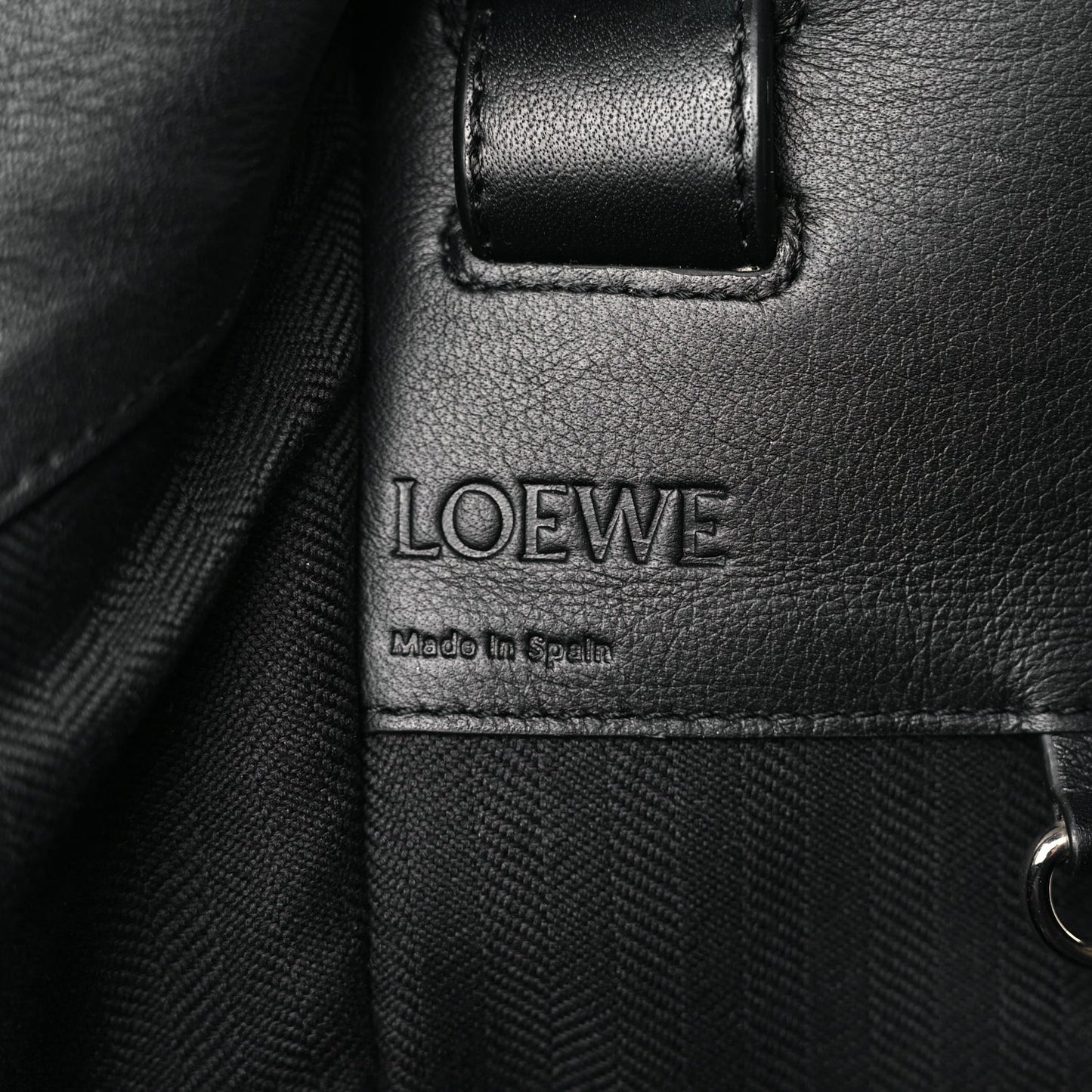 Calfskin Medium Hammock Shoulder Bag Black
