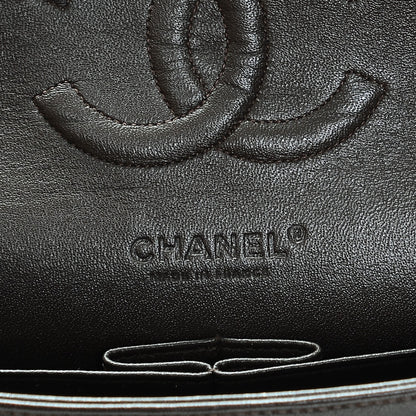 Chanel Tweed Quilted Medium Double Flap White Brown 6 of 7