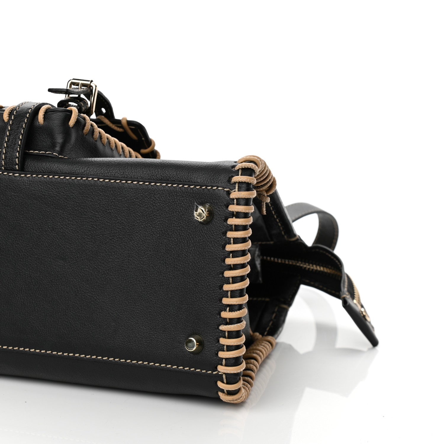 Chloe Calfskin Braided Medium Edith Black 9 of 9