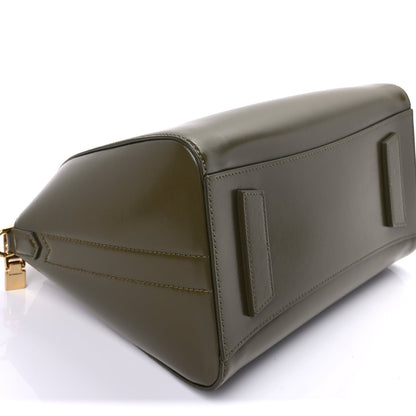 Givenchy Shiny Lord Calfskin Small Antigona Dark Khaki 7 of 8