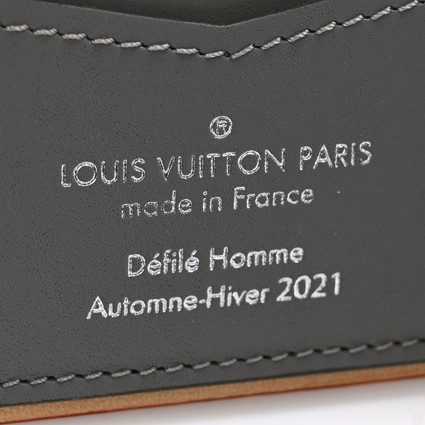 Monogram Mirror Slender Wallet Silver