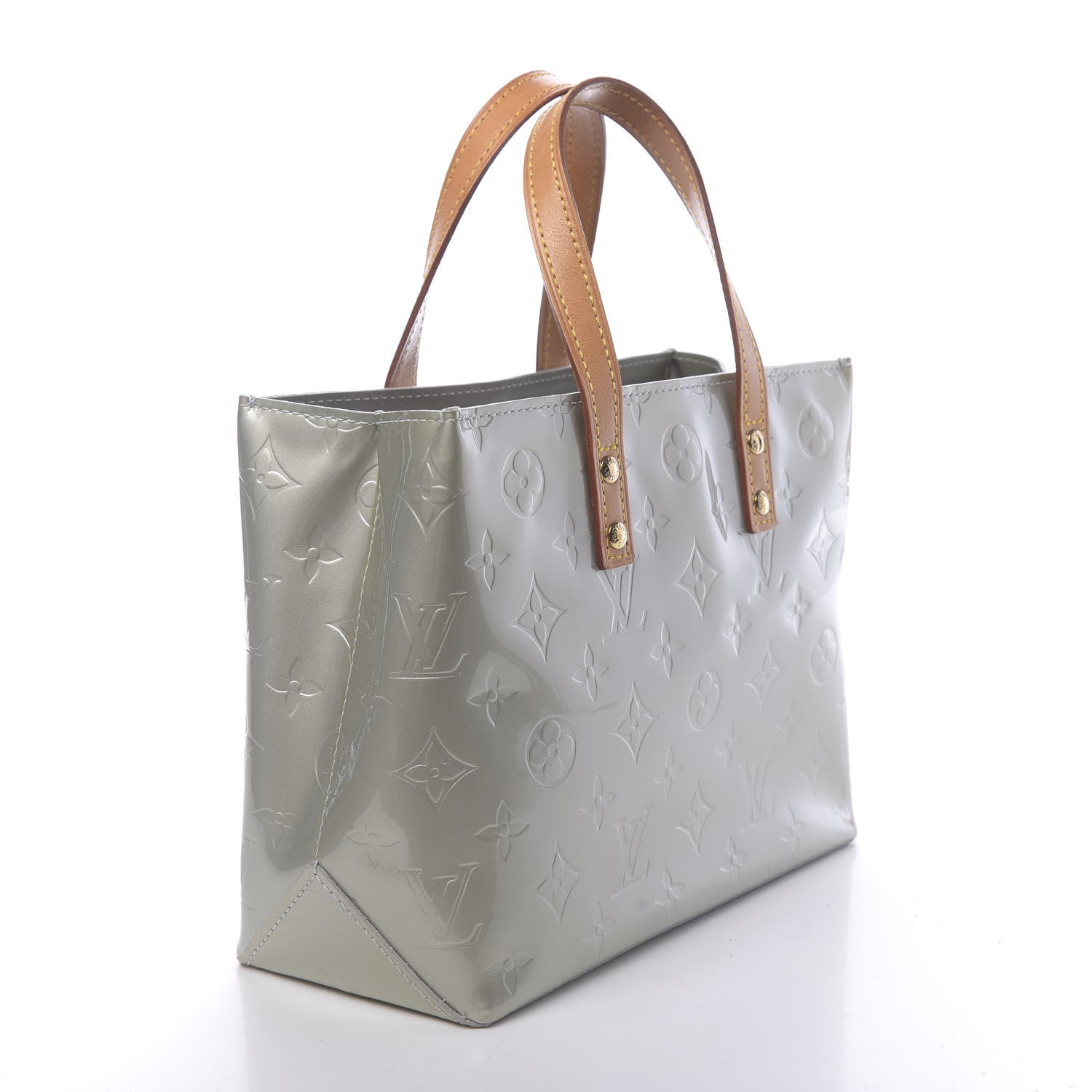 Louis Vuitton Vernis Reade PM Silver 3 of 10