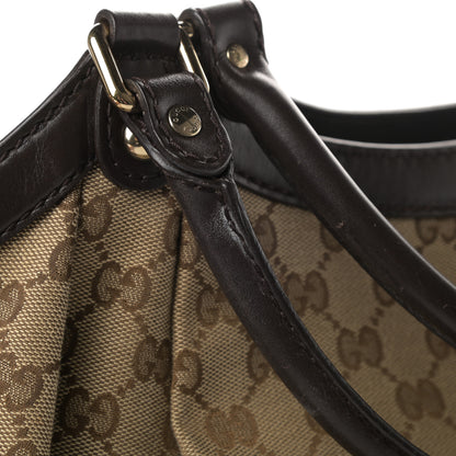 Gucci Monogram Large Sukey Tote Dark Brown 19 of 19
