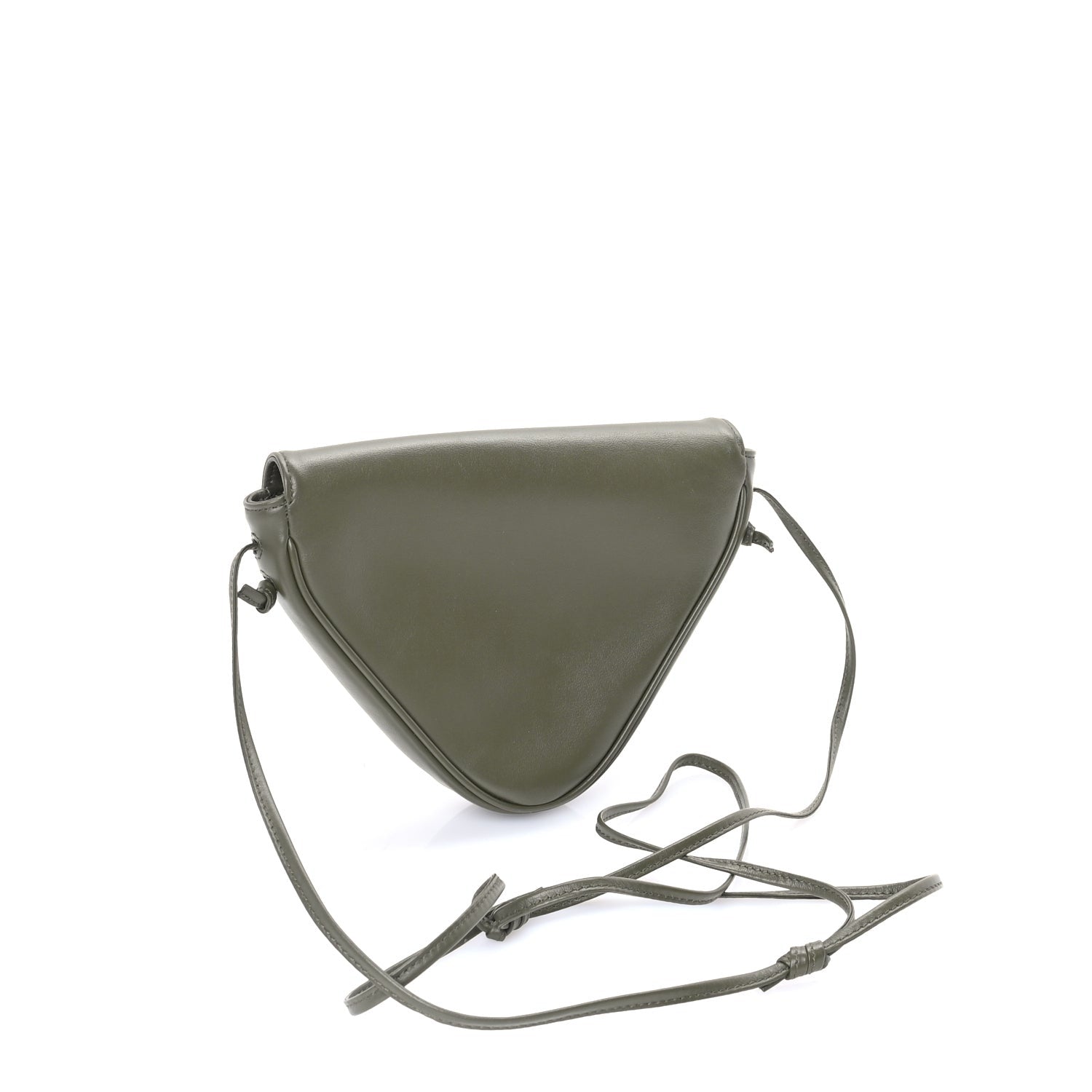 Celine Smooth Calfskin Triangle Crossbody Bag  Green 2 of 7