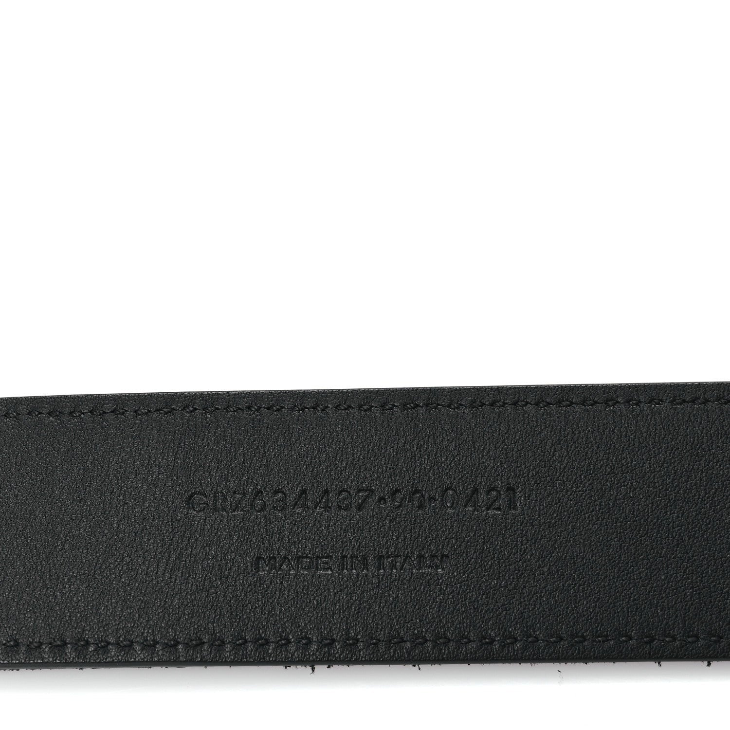 Saint Laurent Suede Calfskin Monogram Square Buckle Belt 90 36 Black 4 of 5