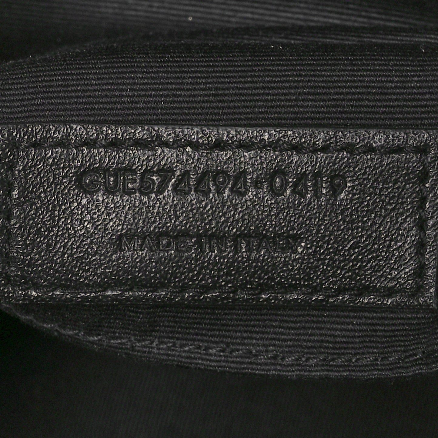 Calfskin Matelasse Monogram Monochrome Lou Camera Bag Black