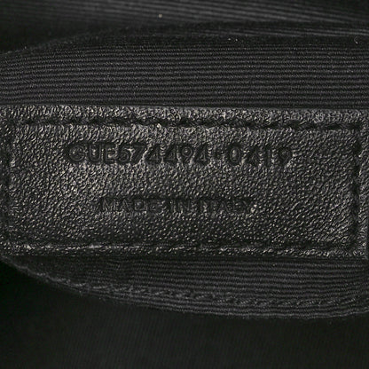 Saint Laurent Calfskin Matelasse Monogram Monochrome Lou Camera Bag Black 7 of 11