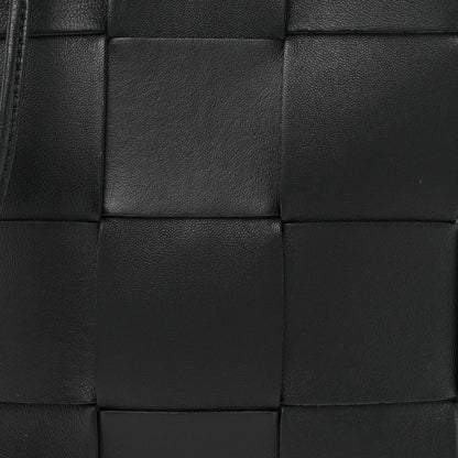 Bottega Veneta Nappa Maxi Intrecciato Cassette Bucket Bag Black 7 of 7
