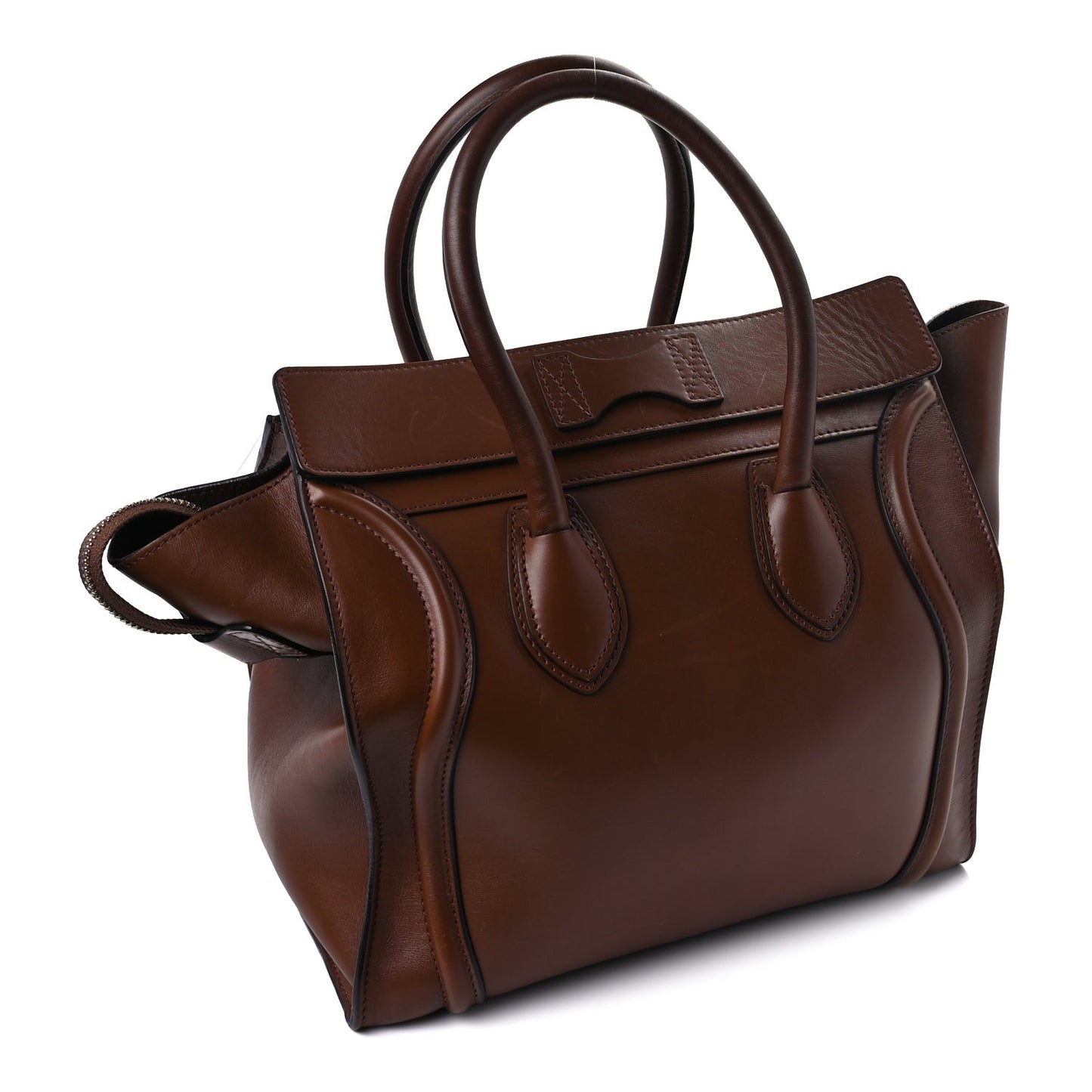 Smooth Calfskin Mini Luggage  Sienna