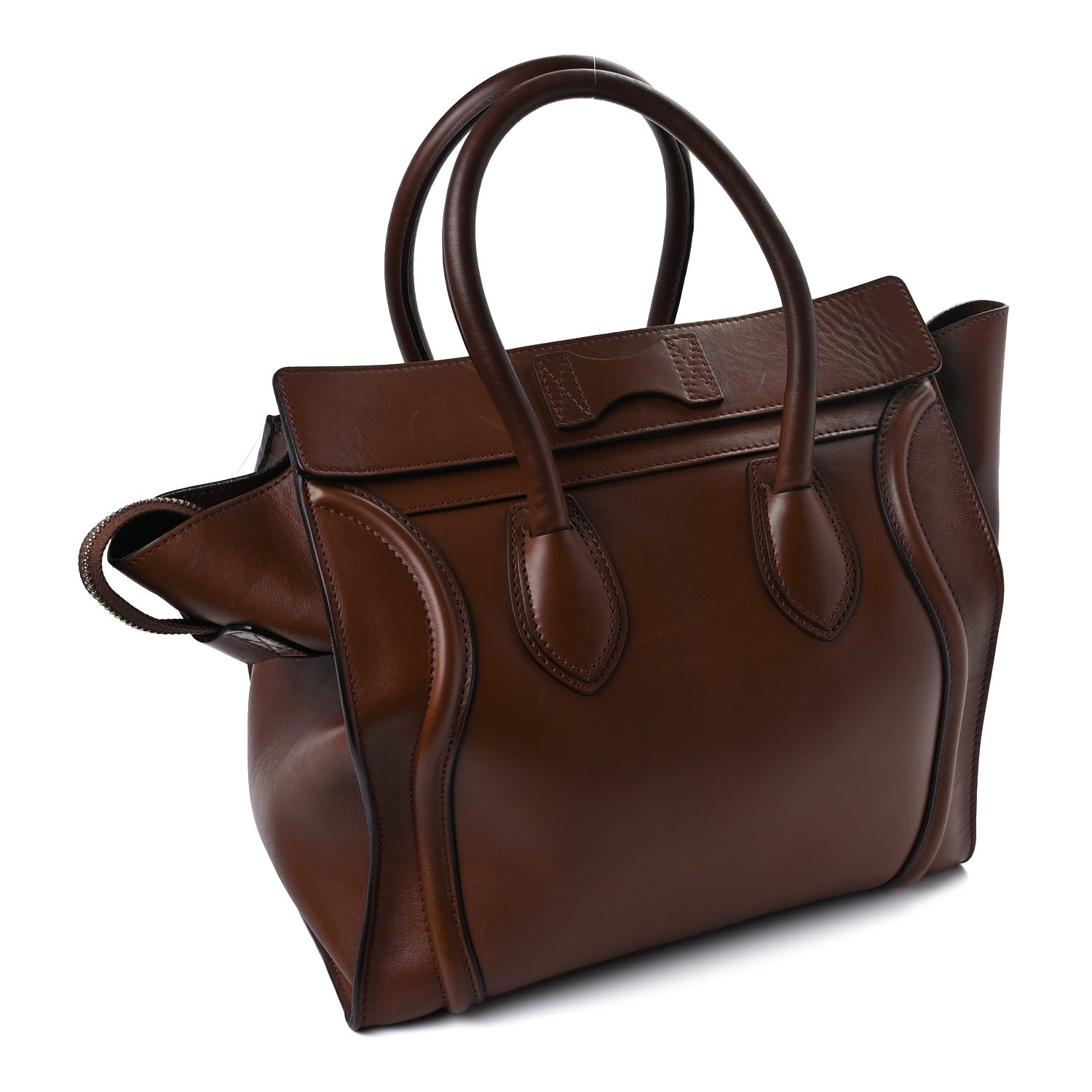 Celine Smooth Calfskin Mini Luggage  Sienna 2 of 8