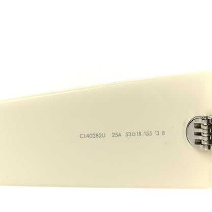 Celine Acetate Triomphe XL 01 Sunglasses CL40282U Ivory 6 of 7