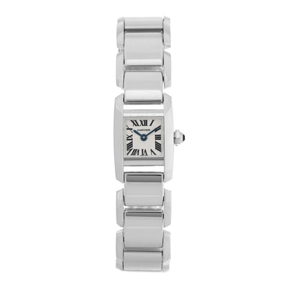 Cartier 18K White Gold 20mm Tankissime Quartz Watch 1 of 4