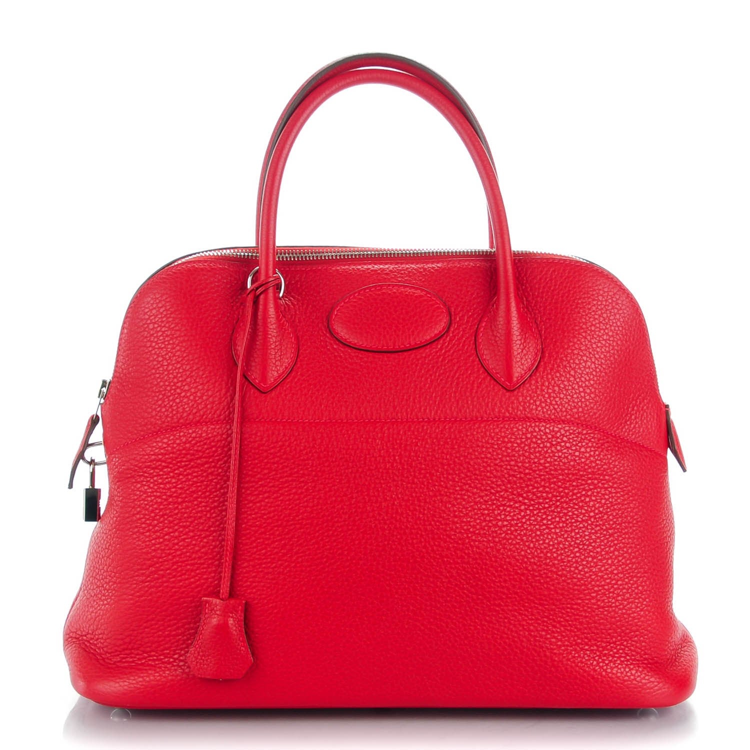 Hermes Taurillon Clemence Bolide 35 Rouge Casaque 1 of 9