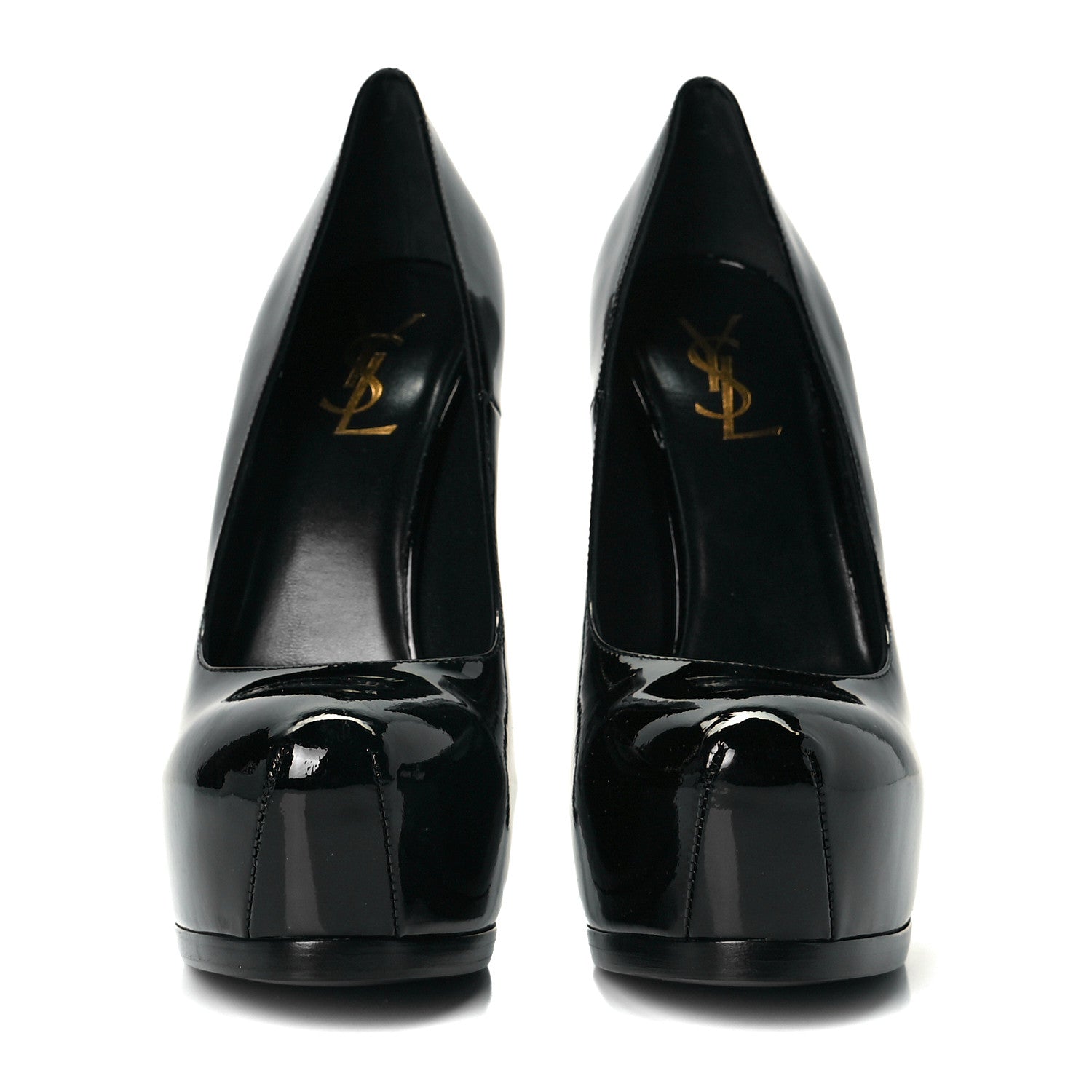 Saint Laurent Patent Tribtoo 105 Platform Pumps 39 Black 2 of 9